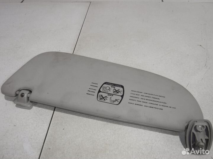 Козырек солнцезащитный Peugeot 206