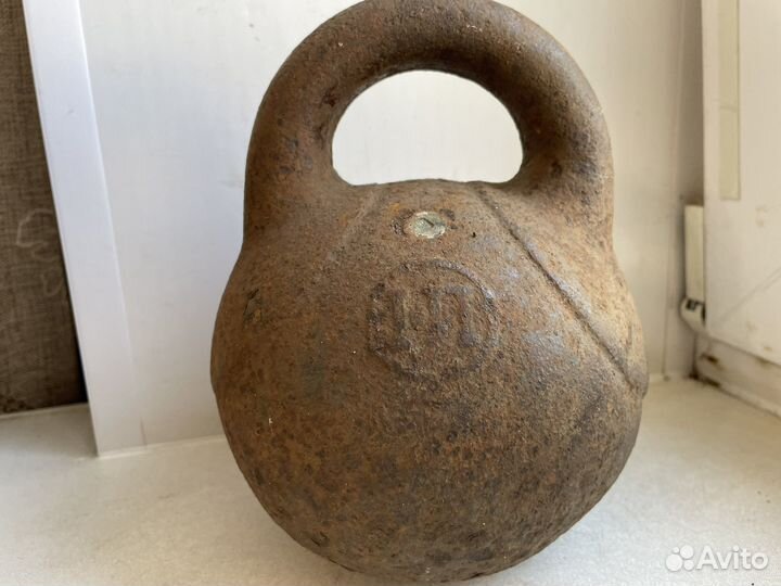 Гиря 19 век 16 кг