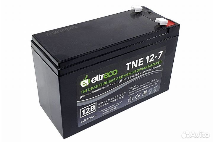 Аккумулятор для детских машин Eltreco TNE 12-7 12v