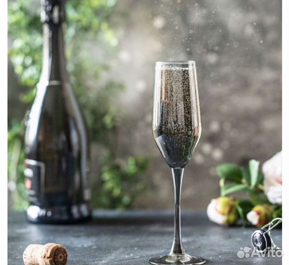 Новый набор бокалов для шампанского Luminarc 6 шт