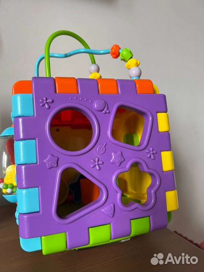 Развивающие игрушки Мегакуб сортер