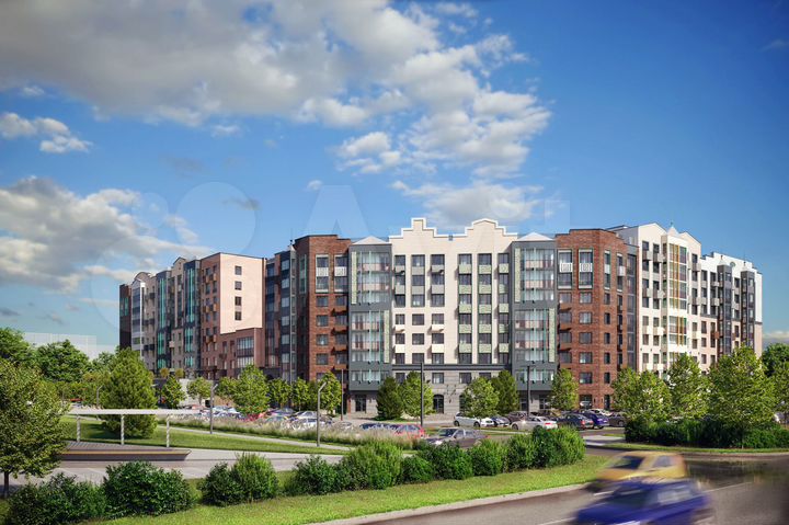 1-к. квартира, 44 м², 2/9 эт.