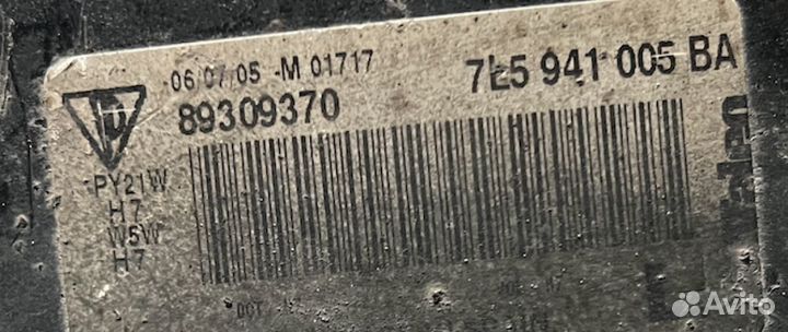 Фара левая Porsche Cayenne