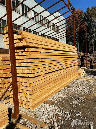 Доска обрезная 40х150х6000мм