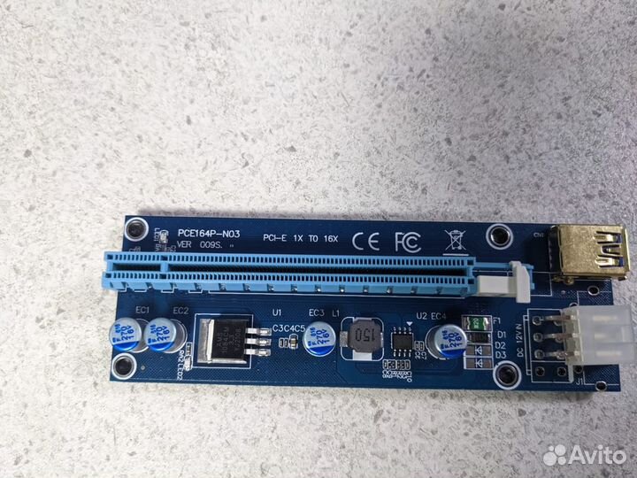 Райзер pci-e 6pin