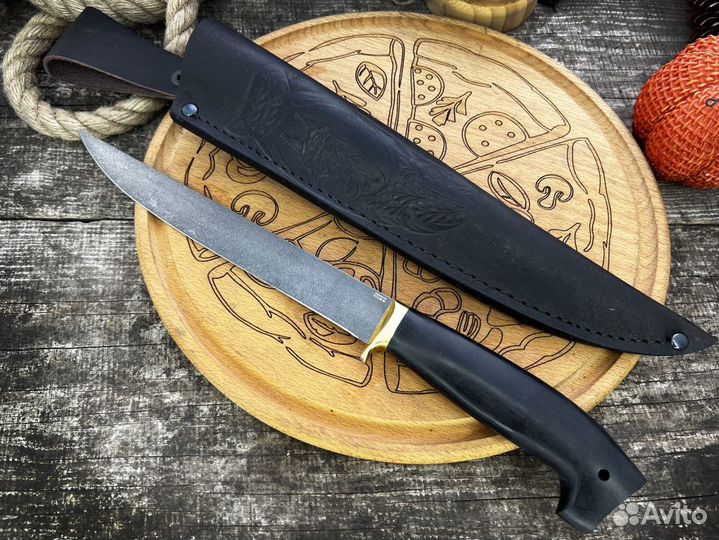 Филейный нож для тонкой нарезки из стали х12мф