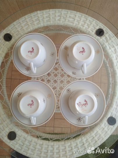 Чайная пара - тонкий фарфор