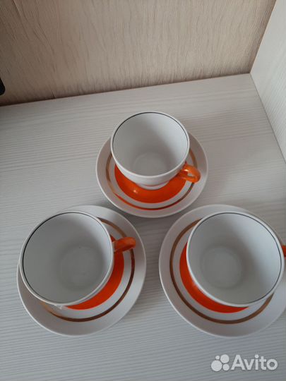 Чайные пары фарфор СССР Барановка