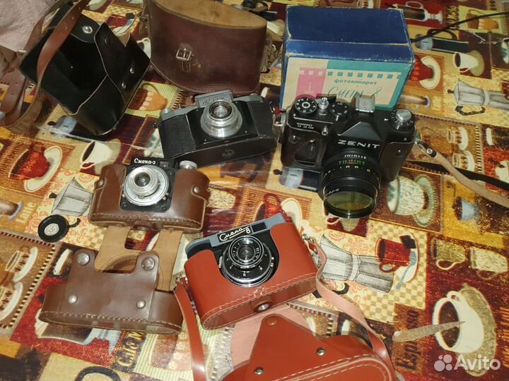 Фотоаппараты пленочные Смена 2 шт