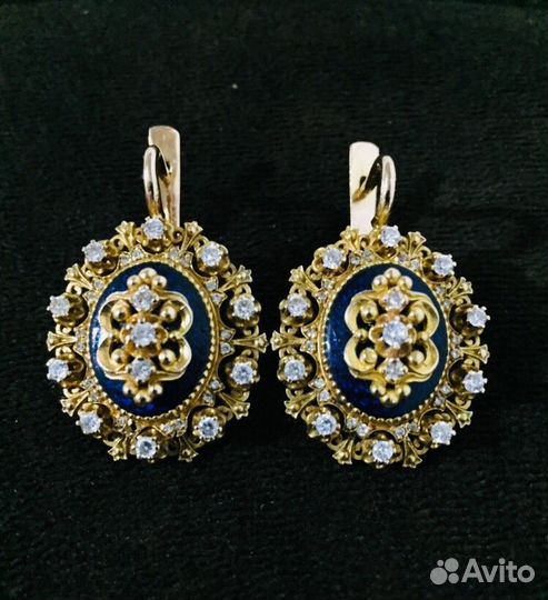 Золотые серьги