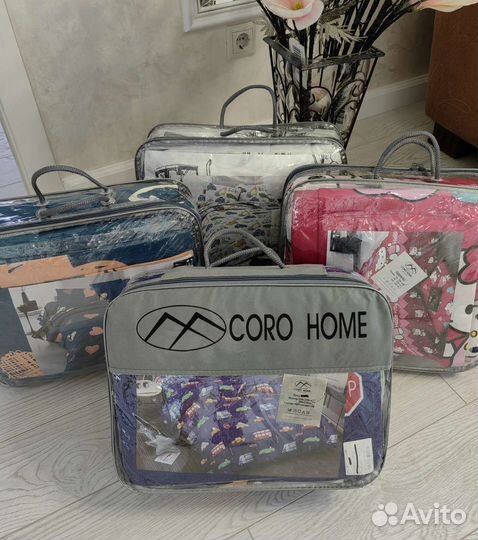 Детское постельное бельё с одеялом-покрывалом, 1,5