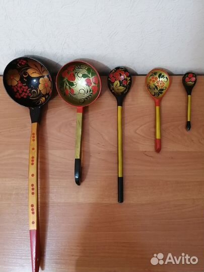 Деревянные ложки хохлома