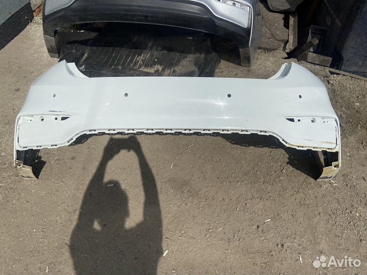 Бампер задний Hyundai Solaris 2 дорестайлинг