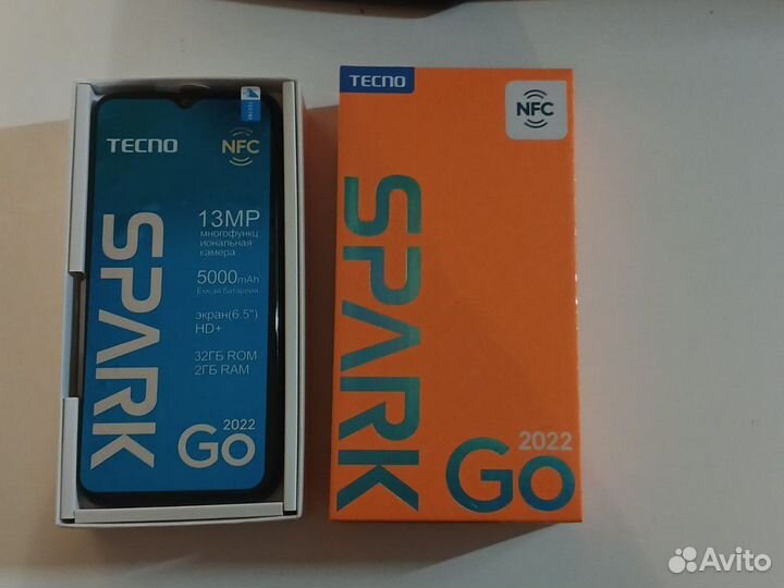 Новый tecno spark go 2/32
