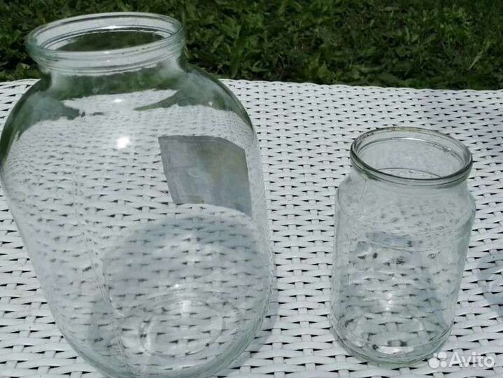 Банки стеклянные 0.7л-1.0л-3литра