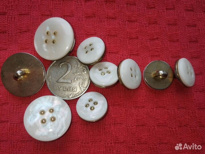 Пуговицы из Чехословакии и СССР (№2)