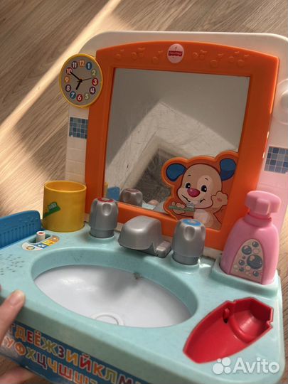 Детская игрушка умывальник и домик полесье