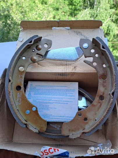 Колодки барабанные skoda fabia, polo, rapid