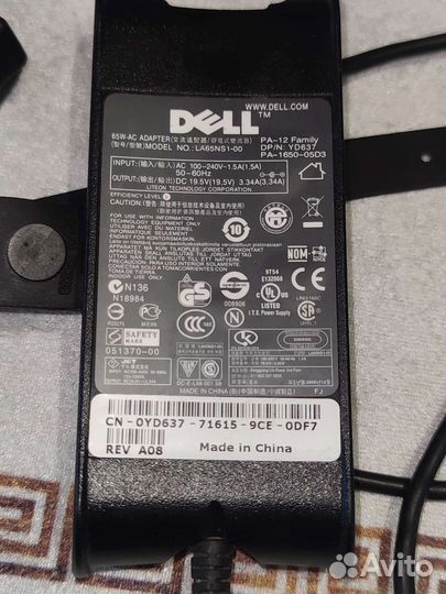 Блок питания dell LA65NS1-00