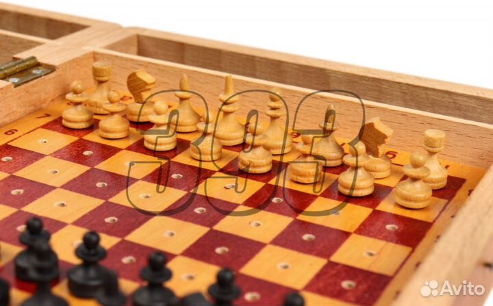 Шахматы Ретро Дорожные (чёрные) (52198)