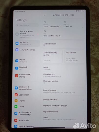 Xiaomi mi pad 5 pro 12.4