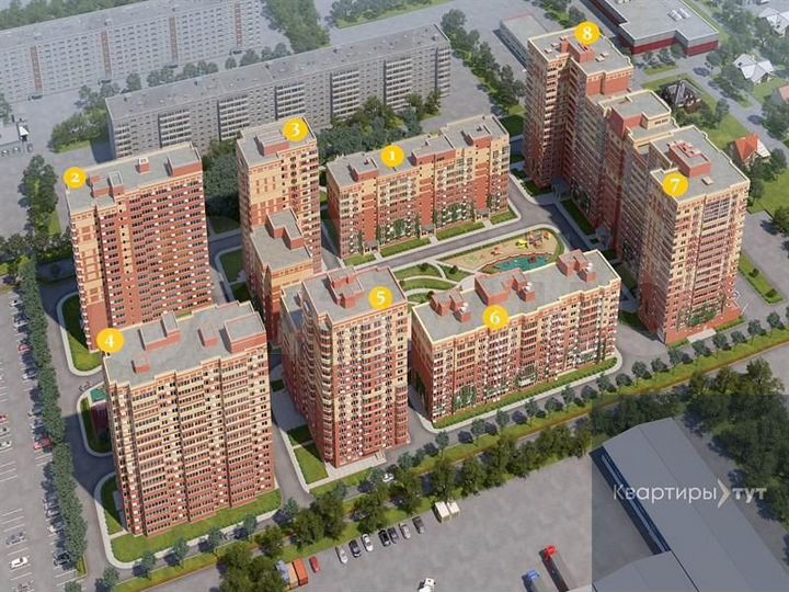 Квартира-студия, 40,5 м², 12/17 эт.