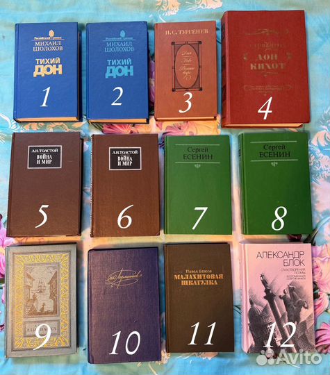 Книги из домашней библиотеки