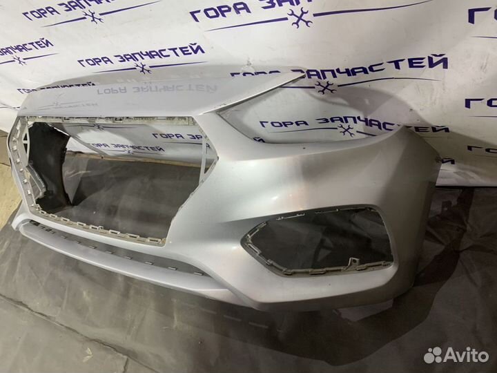 Бампер передний Хендай Солярис с 2017г. бу