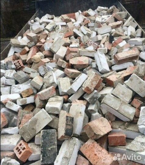 Битый кирпич доставка газоном