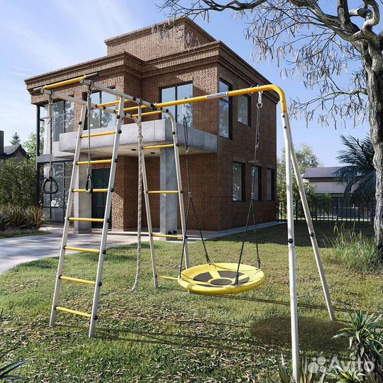 Детский уличный спортивный комплекс арт 3327