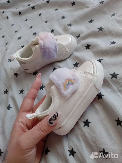 Новые кеды кроссовки для девочки 20 21 р
