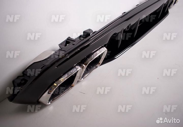 Диффузор насадки 63 AMG Mercedes W205