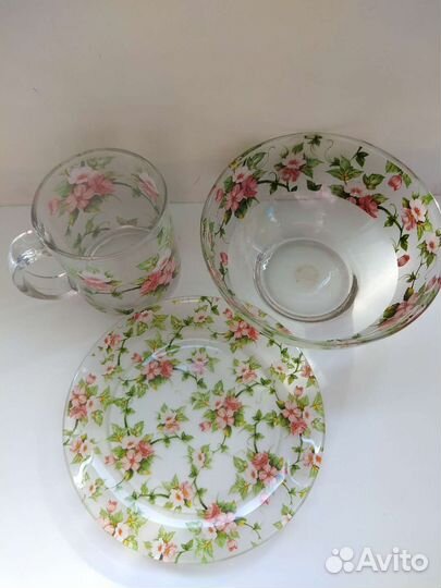 Набор посуды для завтрака, новый