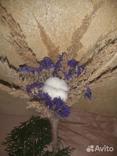 Мини букет из сухоцветов