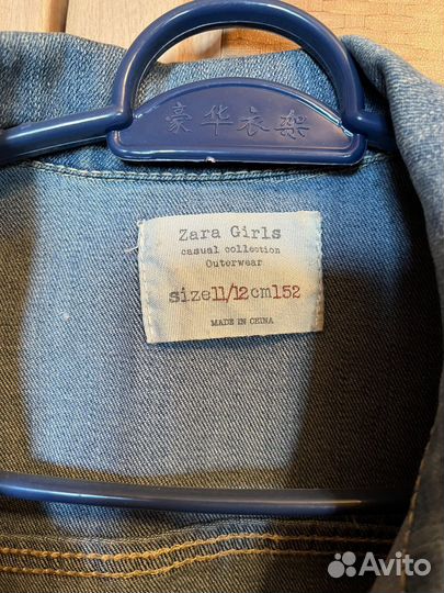Жилетка джинсовая для девочки zara 152 размер
