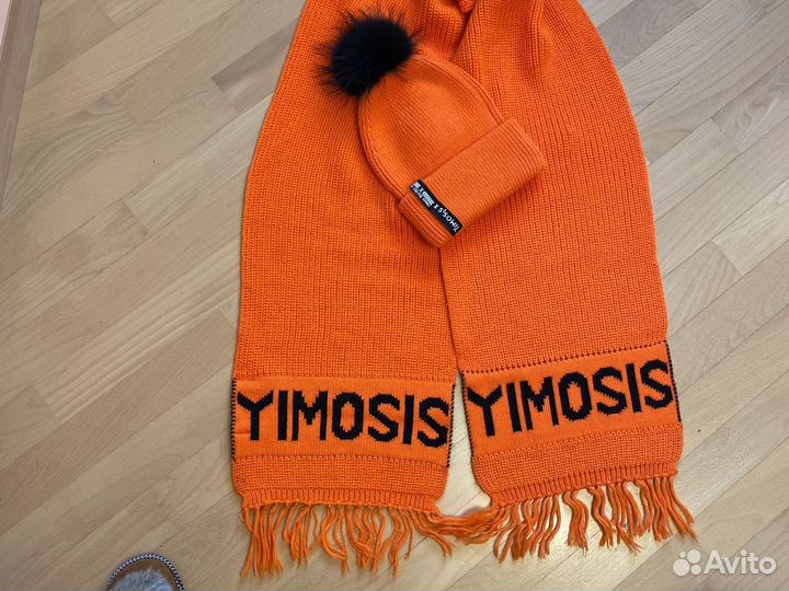 Комплект шапка и шарф для девочки