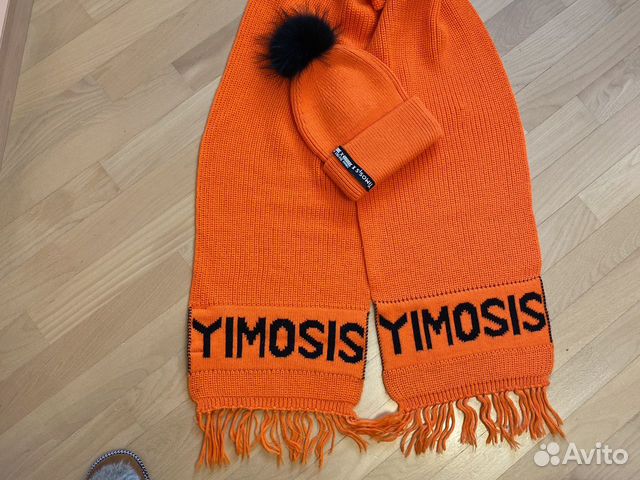 Комплект шапка и шарф для девочки