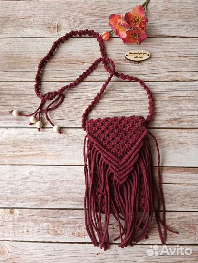 Сумка макраме