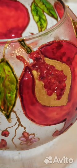 Поднос и подсвечник 