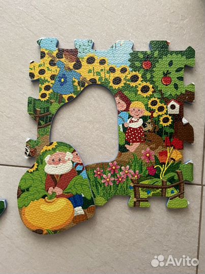 Термоковрик пазл Путешествие по сказкам