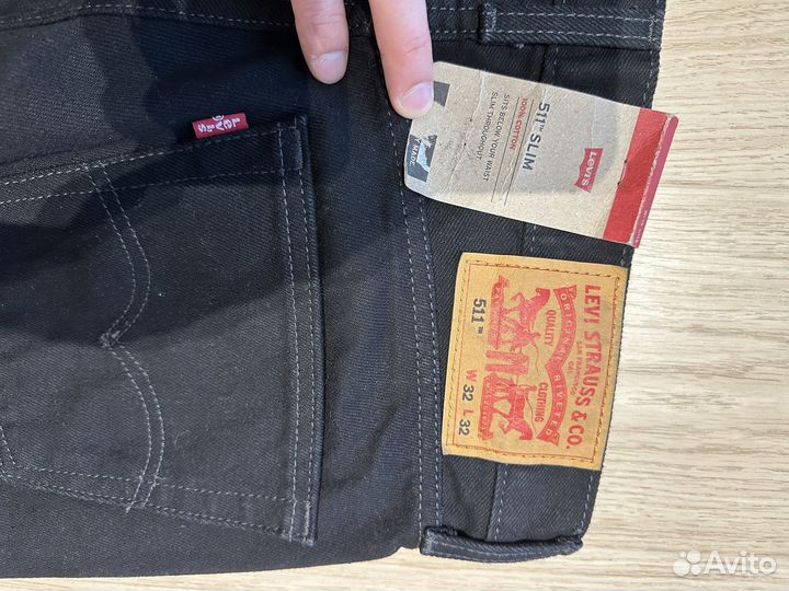 Джинсы levis 511 slim (32*32)