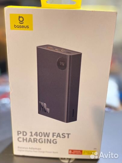Пауэрбанк для ноутбука Baseus Adaman 140w новый