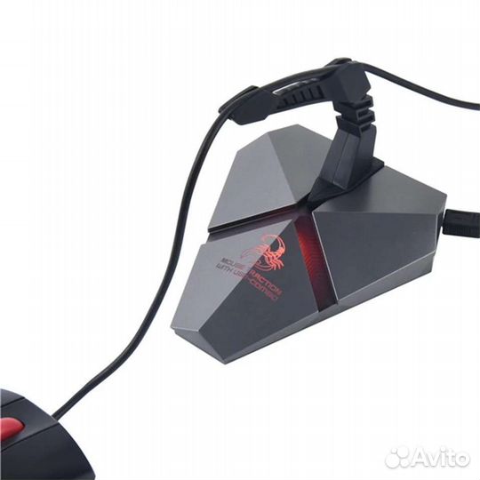 USB хаб + Держатель для провода мыши