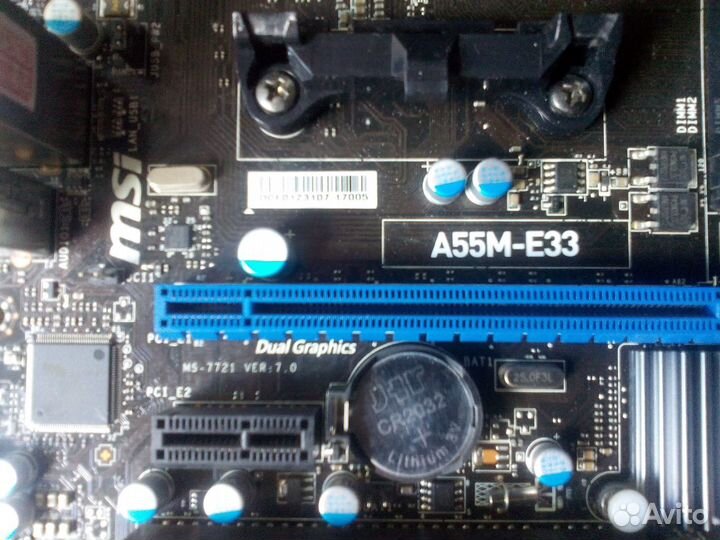 MSI A55M-E33 Socket FM2+/FM2 с проц A10-6800K