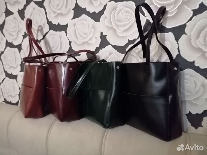 Сумка женская кожаная