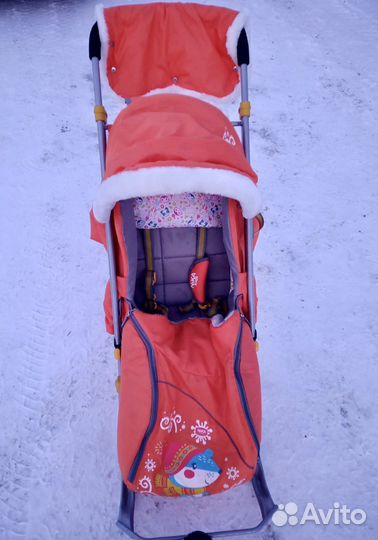 Коляска санки