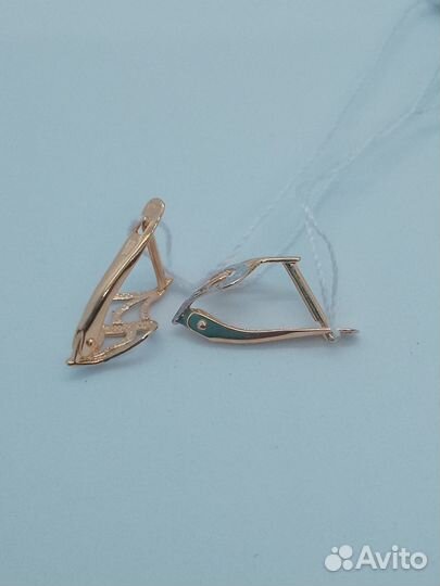 Золотые серьги