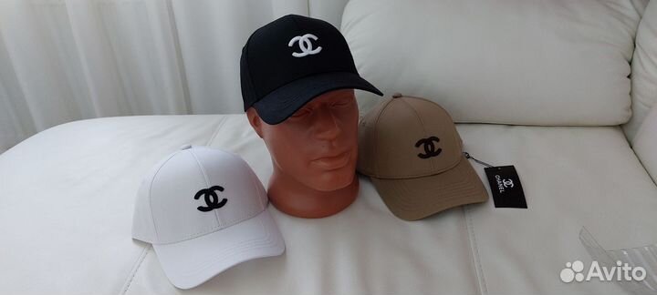 Бейсболка Chanel хлопок lux