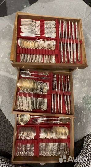 Набор столовых приборов Серебрение