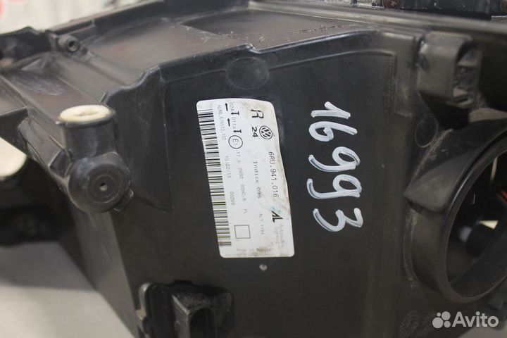 Фара правая VW Polo (Sed RUS) 2011-2020 6RU941016